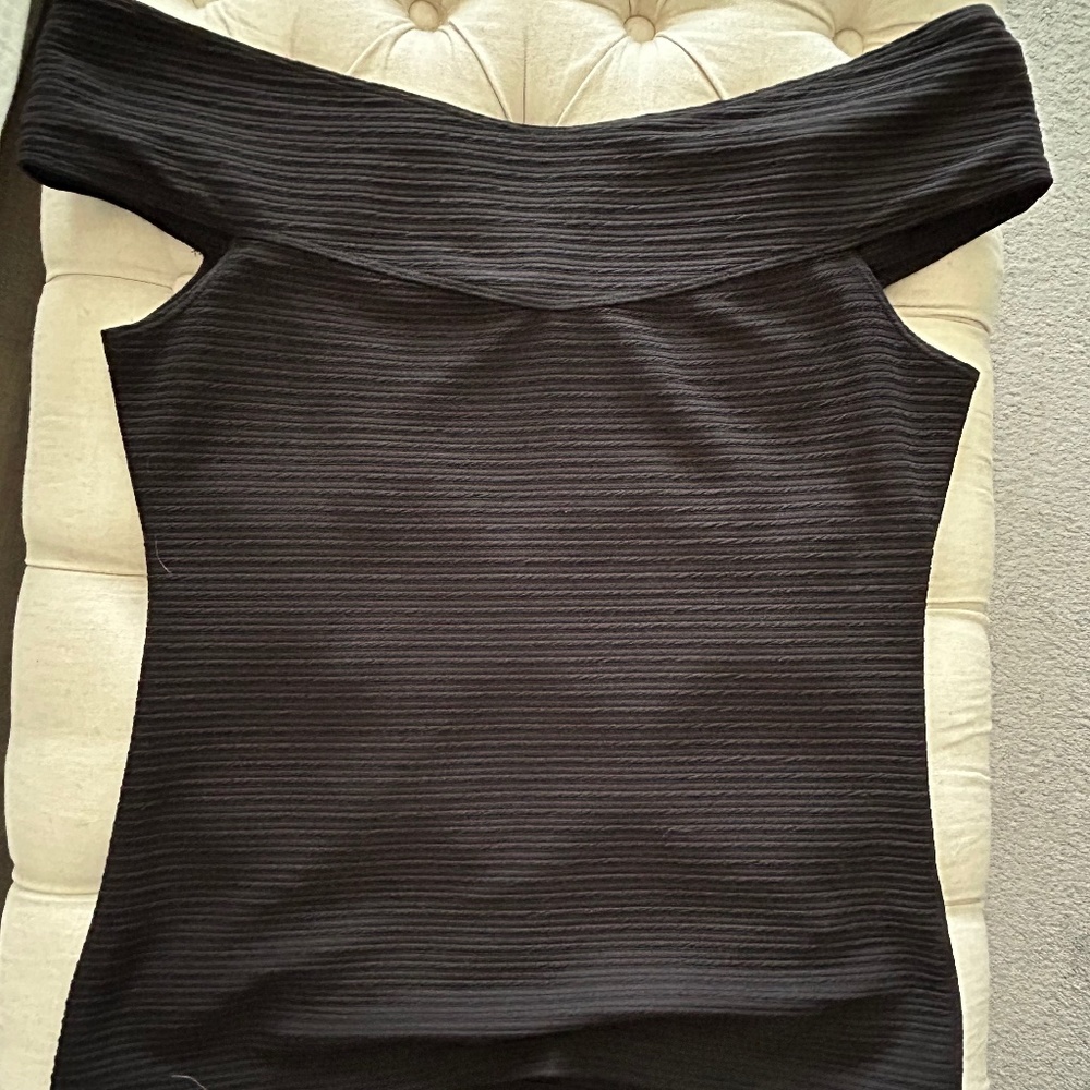 Black Off-the-Shoulder Top